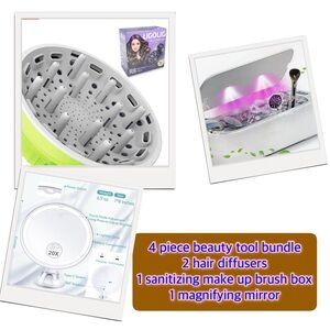 4 piece beauty tool set